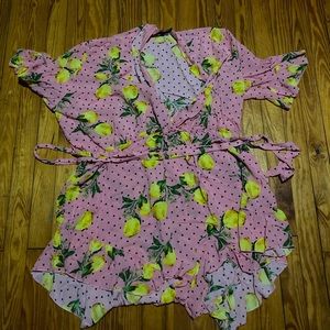 Boohoo lemon romper